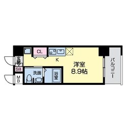 グレンパーク江坂IIの物件間取画像